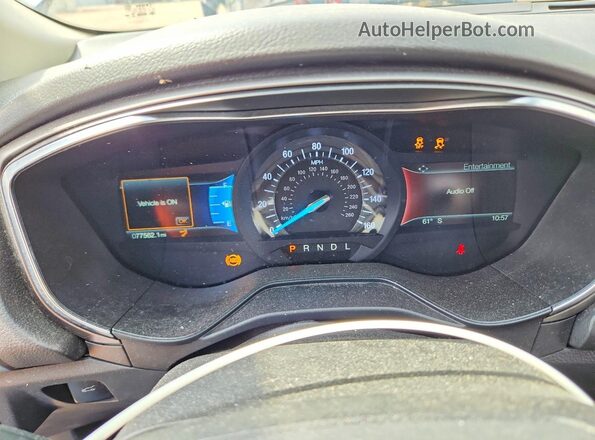 3FA6P0HD2LR119854 2020 FORD FUSION Black Vista del cuadro de instrumentos