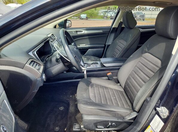3FA6P0HD2LR119854 2020 FORD FUSION Black Vista interior delantera