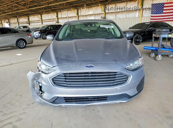 3FA6P0HD2LR225902 2020 FORD FUSION Silver Front view