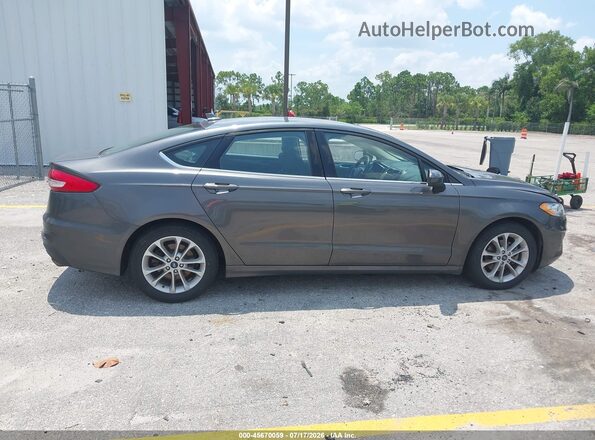 3FA6P0HD2LR235975 2020 FORD FUSION Gray Rear interior view