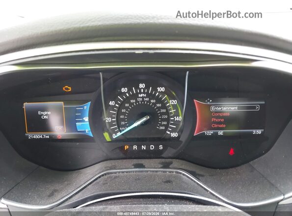 3FA6P0HD3GR239149 2016 FORD FUSION Black Vista de los asientos traseros