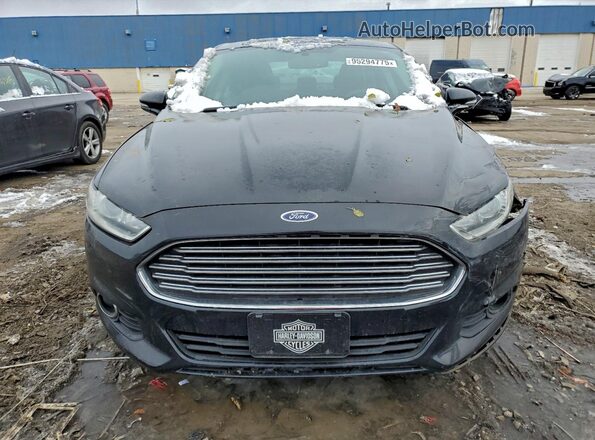 3FA6P0HD3GR265203 2016 FORD FUSION Black Widok z przodu
