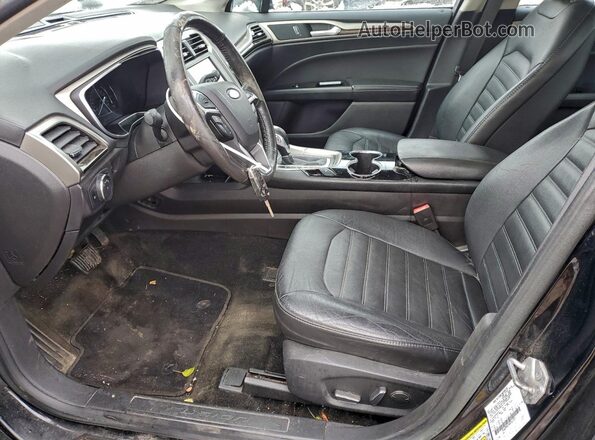 3FA6P0HD3GR265203 2016 FORD FUSION Black Widok wnętrza z przodu