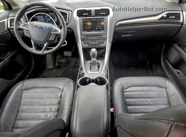 3FA6P0HD3GR265203 2016 FORD FUSION Black Widok deski rozdzielczej