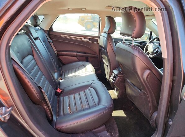 3FA6P0HD3GR294216 2016 FORD FUSION Gray Widok tylnych siedzeń