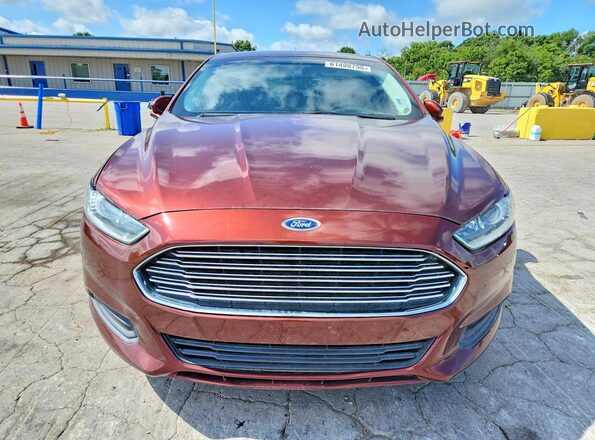 3FA6P0HD3GR322855 2016 FORD FUSION Maroon Вид спереду