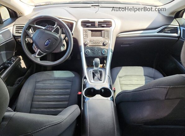 3FA6P0HD3GR322855 2016 FORD FUSION Maroon Вид панелі приладів