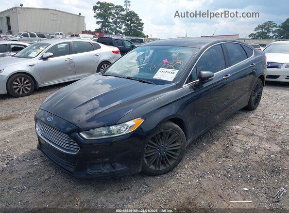 3FA6P0HD3GR337551 2016 FORD FUSION Black Vista tres cuartos delantera izquierda