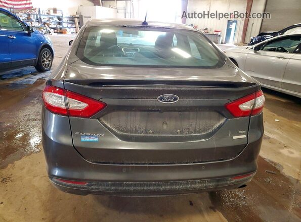 3FA6P0HD3GR394865 2016 FORD FUSION Gray Հետևի տեսք