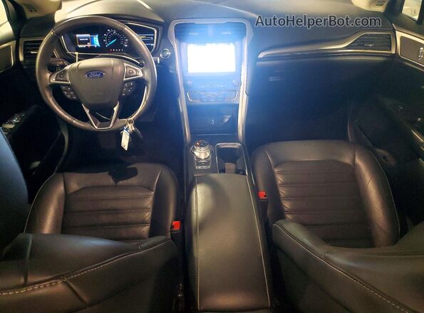 3FA6P0HD3HR170531 2017 FORD FUSION White Вид панелі приладів