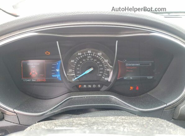 3FA6P0HD3HR175972 2017 FORD FUSION Red Սարքավորումների վահանակի տեսք