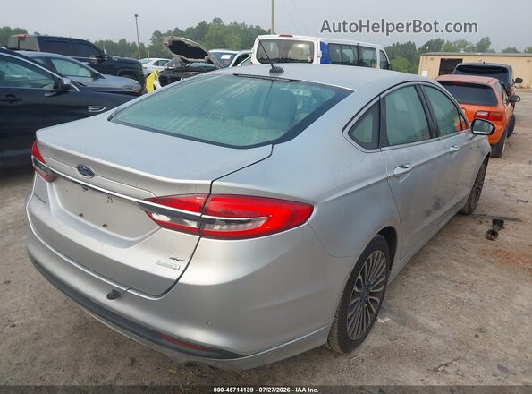 3FA6P0HD3HR219873 2017 FORD FUSION Silver Rear right