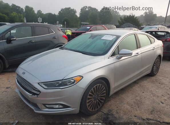 3FA6P0HD3HR219873 2017 FORD FUSION Silver Front left