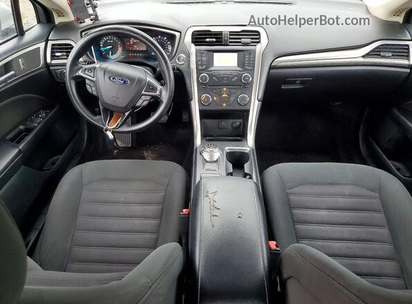 3FA6P0HD3HR227231 2017 FORD FUSION Gray Dashboard view