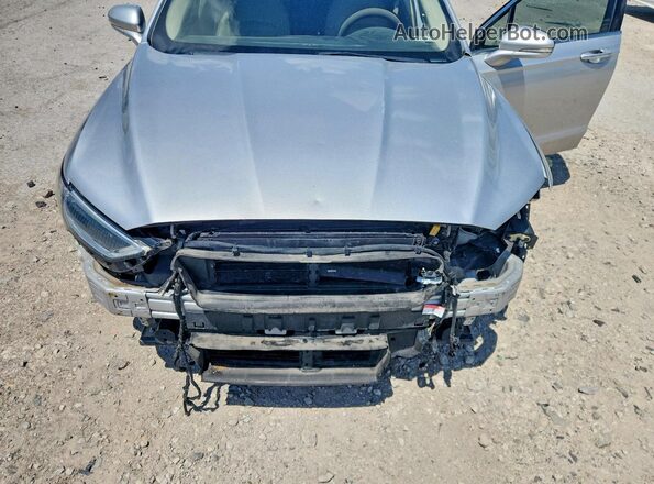 3FA6P0HD3HR247379 2017 FORD FUSION Серебряный Вид задней части салона