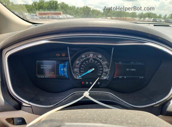 3FA6P0HD3HR247379 2017 FORD FUSION Серебряный Вид щитка приборов