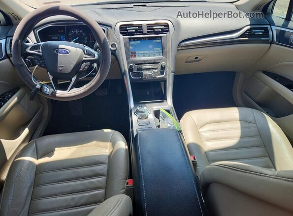 3FA6P0HD3HR247379 2017 FORD FUSION Серебряный Вид панели приборов