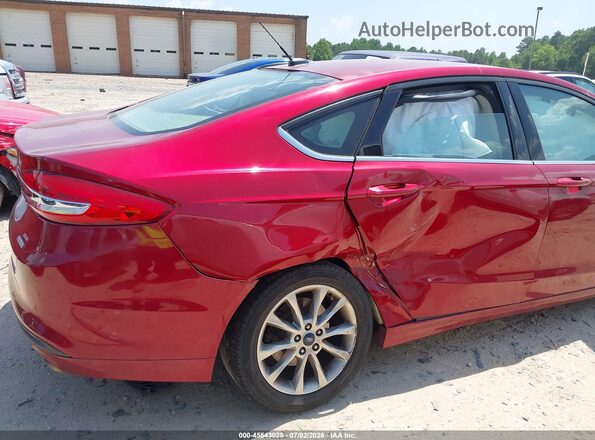 3FA6P0HD3HR249911 2017 FORD FUSION Red Դիմացի տեսք