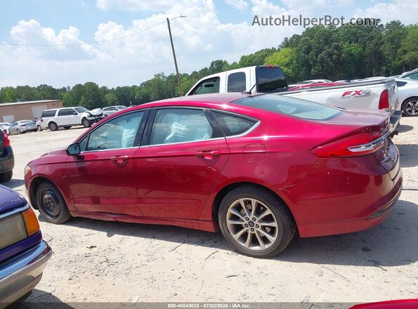 3FA6P0HD3HR249911 2017 FORD FUSION Red Սալոնի 360 աստիճան տեսք