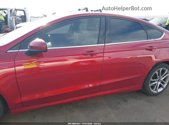 3FA6P0HD3HR309198 2017 FORD FUSION Красный Панорамный вид салона 360°