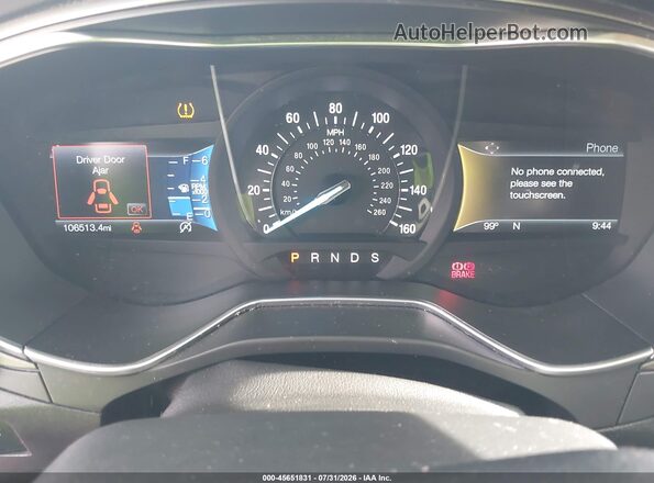 3FA6P0HD3HR309198 2017 FORD FUSION Красный Вид задних сидений