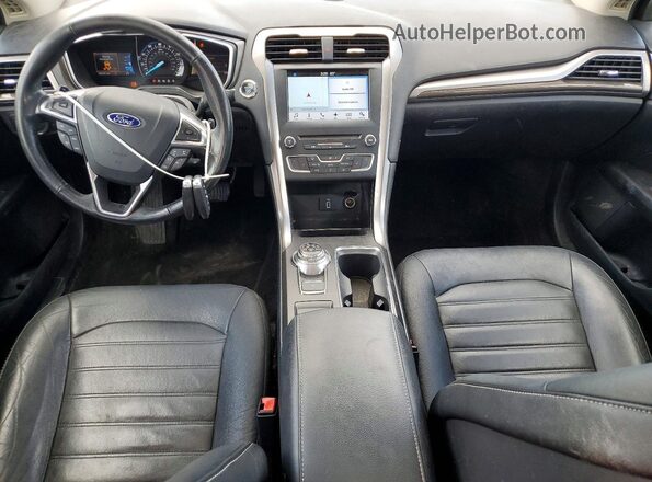 3FA6P0HD3HR311260 2017 FORD FUSION Black Widok deski rozdzielczej
