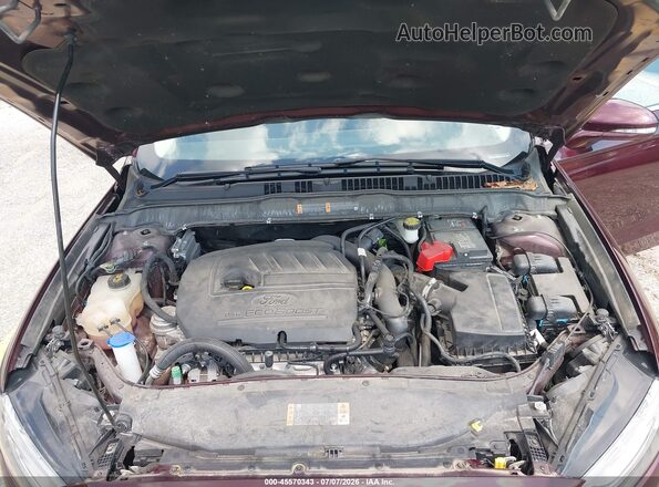 3FA6P0HD3HR378120 2017 FORD FUSION Темно-бордовый Вид сзади
