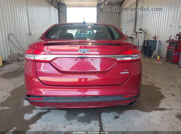 3FA6P0HD3HR378697 2017 FORD FUSION Red 