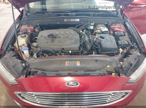 3FA6P0HD3HR378697 2017 FORD FUSION Red Widok z tyłu