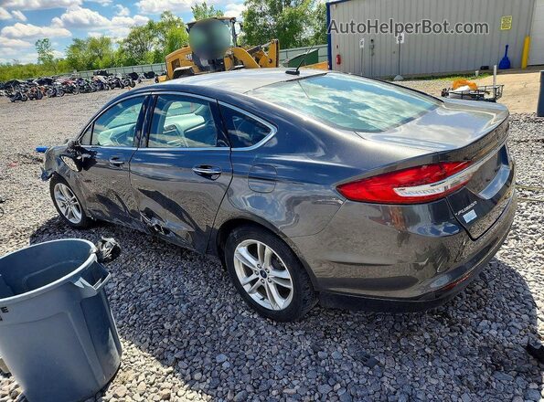 3FA6P0HD3JR107807 2018 FORD FUSION Charcoal Trasero izquierdo