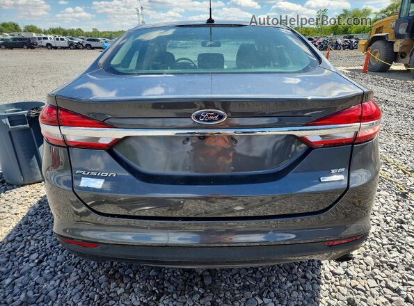 3FA6P0HD3JR107807 2018 FORD FUSION Charcoal Vista trasera