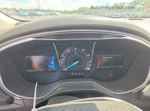 3FA6P0HD3JR107807 2018 FORD FUSION Charcoal Vista del cuadro de instrumentos