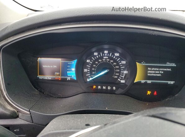 3FA6P0HD3JR157929 2018 FORD FUSION Gray Vista del cuadro de instrumentos