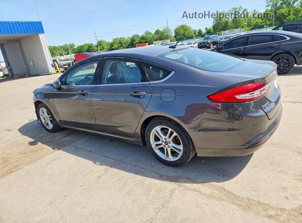 3FA6P0HD3JR157963 2018 FORD FUSION Charcoal Задня ліва чверть