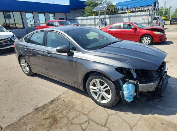 3FA6P0HD3JR157963 2018 FORD FUSION Charcoal Передня права чверть