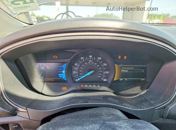 3FA6P0HD3JR157963 2018 FORD FUSION Charcoal Вид щитка приладів