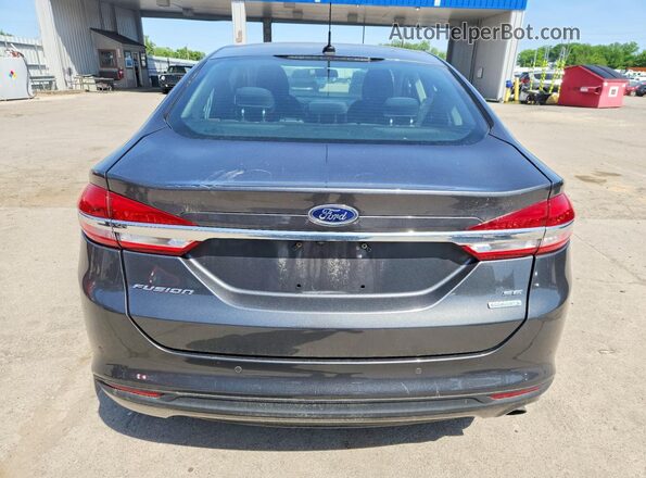 3FA6P0HD3JR157963 2018 FORD FUSION Charcoal Вид ззаду