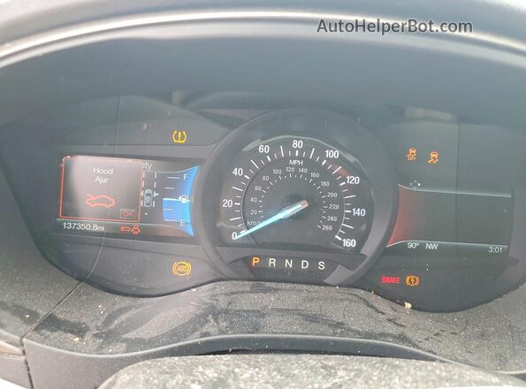 3FA6P0HD3JR162726 2018 FORD FUSION Silver Սարքավորումների վահանակի տեսք