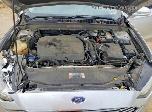 3FA6P0HD3JR162726 2018 FORD FUSION Silver Սալոնի հետևի տեսք