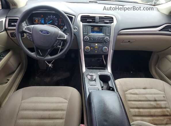 3FA6P0HD3JR162726 2018 FORD FUSION Silver Առջևի վահանակի տեսք