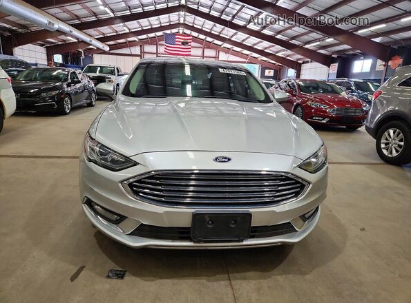 3FA6P0HD3JR165805 2018 FORD FUSION Silver წინა ხედი