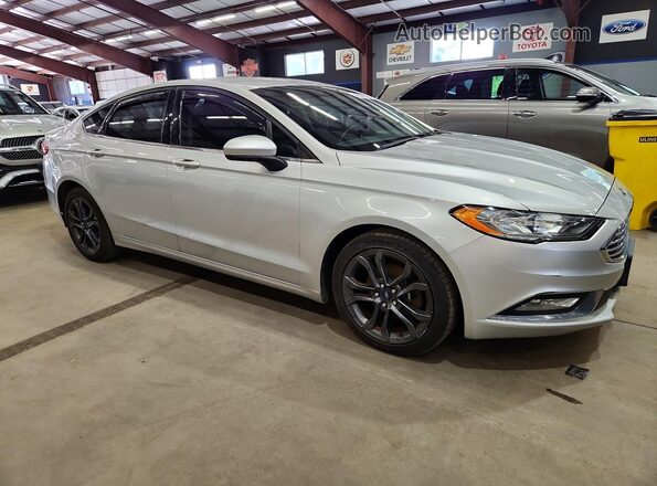 3FA6P0HD3JR165805 2018 FORD FUSION Silver წინა მარჯვენა