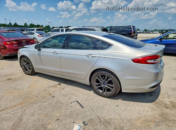 3FA6P0HD3JR265211 2018 FORD FUSION Silver Задня ліва чверть