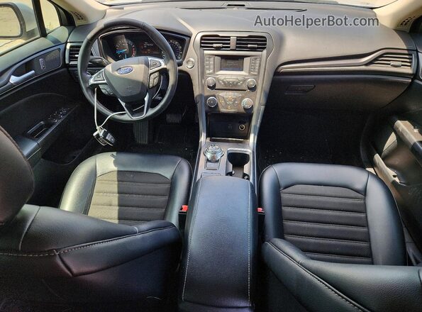 3FA6P0HD3JR265211 2018 FORD FUSION Silver Вид панелі приладів