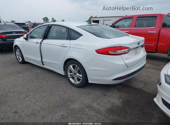 3FA6P0HD3JR284325 2018 FORD FUSION Белый Задняя левая четверть