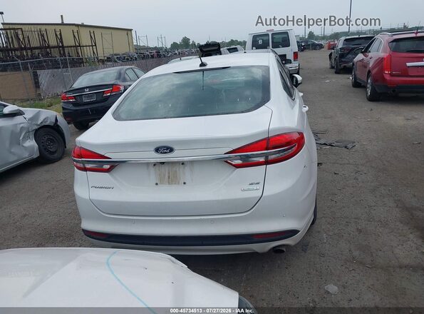 3FA6P0HD3JR284325 2018 FORD FUSION Белый 