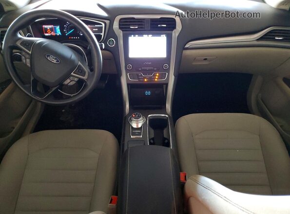 3FA6P0HD3KR149072 2019 FORD FUSION White Widok deski rozdzielczej