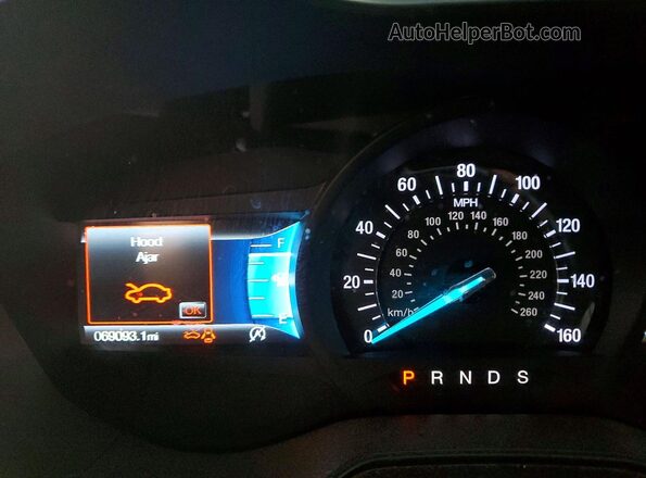 3FA6P0HD3KR149072 2019 FORD FUSION White Widok zestawu wskaźników