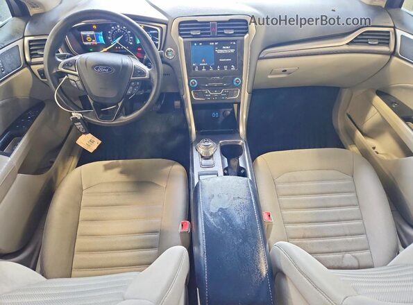 3FA6P0HD3KR229407 2019 FORD FUSION White Vista del salpicadero