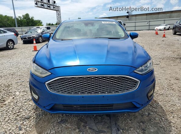 3FA6P0HD3LR159134 2020 FORD FUSION Blue Դիմացի տեսք